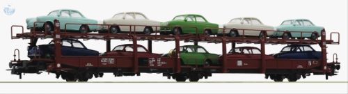 ROCO 76458 Autószállító VW 1500 kocsikkal 