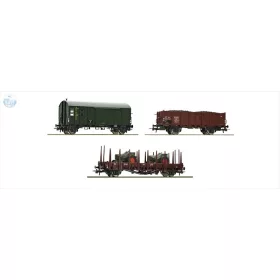   ROCO 76166 Tehervagonok 3 db.+ traktor 'Höllental' 
