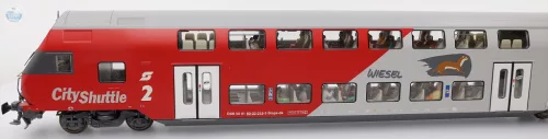 JC 76602 Emeletes személykocsi szett + vezérló 'Wiesel' 