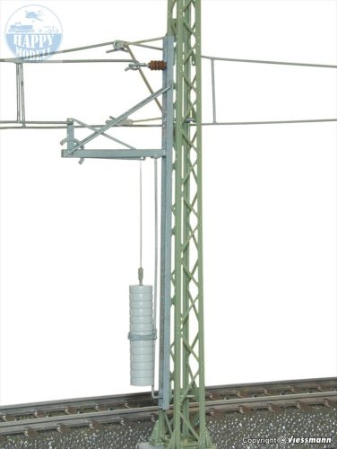 VIESSMANN 4165 Felsővezeték tartóoszlop feszítőművel 