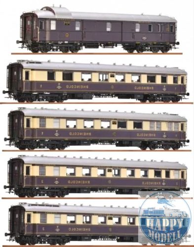 BRAWA 45918 Rheingold Express szett 5 kocsi. 