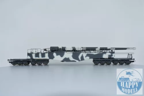 Rivarossi 6532 Nehéz vasúti ágyú Leopold téli/winter K5 