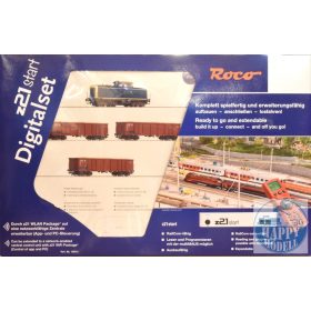   ROCO 51299 Dízelmozdony + tehervonat, z21  központ+vezetékes MM 