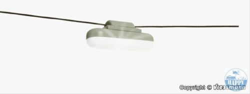 VIESMANN 6366 Utcai akasztós függő láma fehér LED 