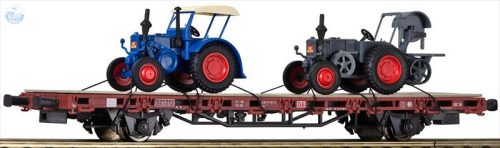 KIBRI 26252 Pőrekocsi Kls 442 2 féle LANZ traktorral 