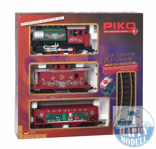 PIKO 37105 Kezdőkészlet BR80 gőzös  karácsonyos 