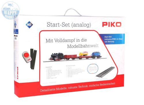 PIKO 57113 PIKO Kezdőkészlet BR 98 Gőzmozdony Teherkocsikkal 