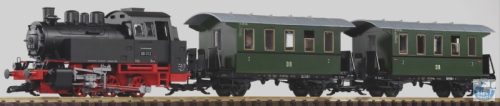PIKO 37125 Kezdőkészlet BR80 gőzös  + személykocsik 