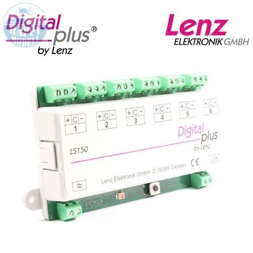 Lenz 11150 LS150 Vezérlődekóder 6 db váltóhoz, jelzőhöz 