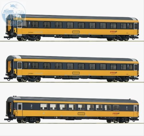 ROCO 74183 Személyszállító vagon szett 'Regiojet' 