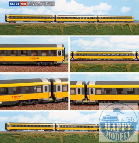 ACME 55174 Személykocsi szett REGIOJET 3. db 