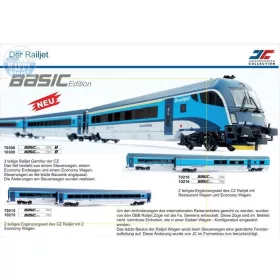 JC 70308 RAILJET CD 3 részes vezérlővel 