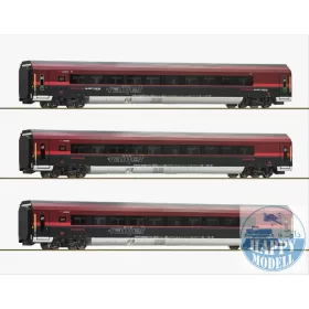 ROCO 74040 Személykocsi szett Railjet 3 vagon 