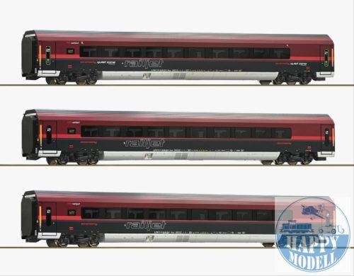 ROCO 74040 Személykocsi szett Railjet 3 vagon 