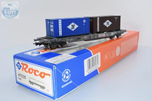 ROCO 47035 SBB Zsebes kocsi konténerekkel 