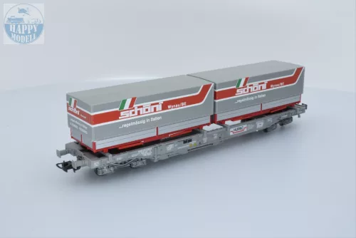 ROCO 47019 SBB Zsebes kocsi konténerrel 