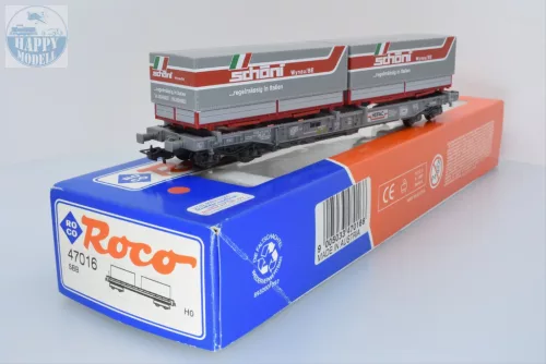 ROCO 47019 SBB Zsebes kocsi konténerrel 