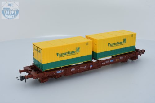 ROCO 47036 SJ Zsebes kocsi konténerrel 