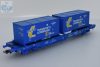 ROCO 46574 Renfe Zsebes kocsi konténerekkel 