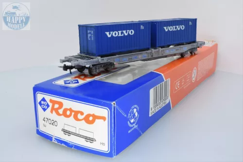 ROCO 47020 SJ Zsebeskocsi konténerekkel 