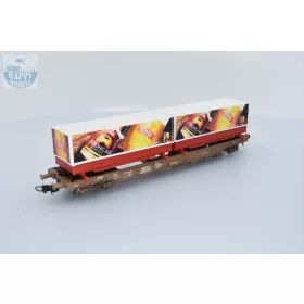 ROCO 47014 DSB Zsebeskocsi konténerekkel 