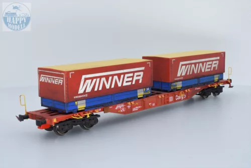 ROCO 75893 Konténerszállító 2 konténerrel Winner 
