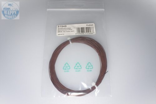 ESU 51948 Vezeték AWG36 Barna 0.5mm 
