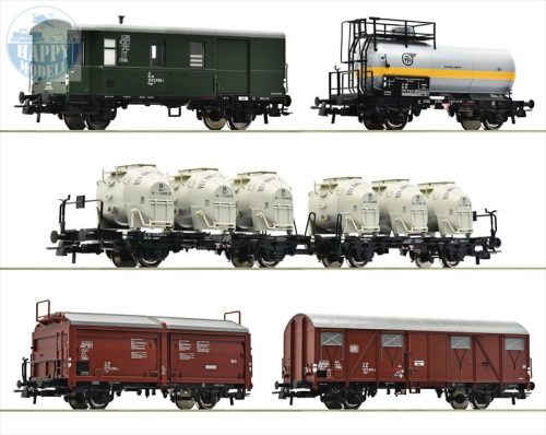 ROCO 6600018 DB teherkocsi szett 6 db-os 