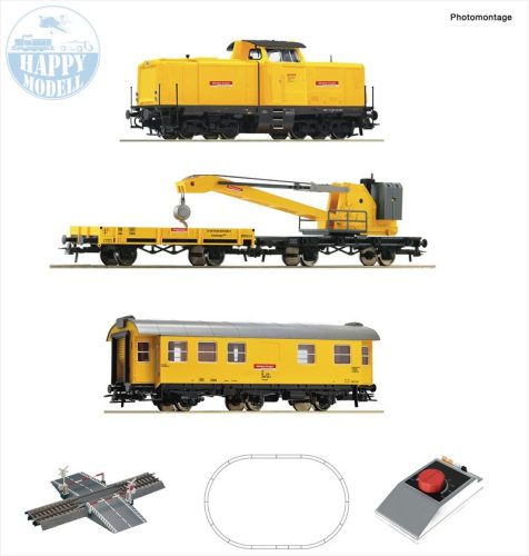 ROCO 5100002 DB-AG Pályafenntartó darus szett BR 212-vel 