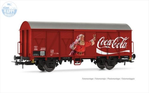 Rivarossi 6611 Teleherkocsi eltolható oldalfalu 'Coca-Cola' 