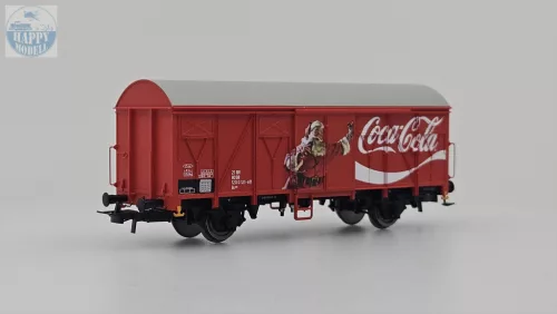 Rivarossi 6611 Teleherkocsi eltolható oldalfalu 'Coca-Cola' 