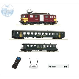   ROCO 51338 Kezdőkészlet RE 4/4 modony + személykocsik z21 + WMouse 