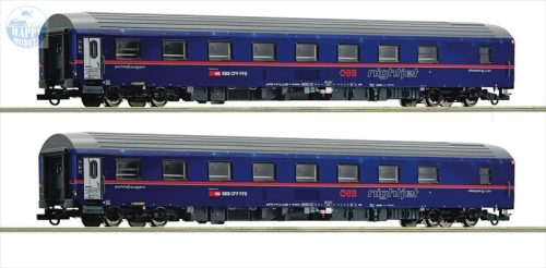 ROCO 6200021 Hálókocsi szett 2 kocsi Nightjet ÖBB/SBB 