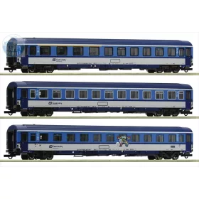 ROCO 6200002 Személyvonet szett 3 kocsi EUROFIMA 