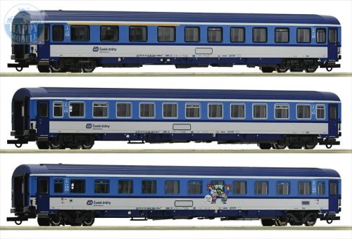 ROCO 6200002 Személyvonet szett 3 kocsi EUROFIMA 