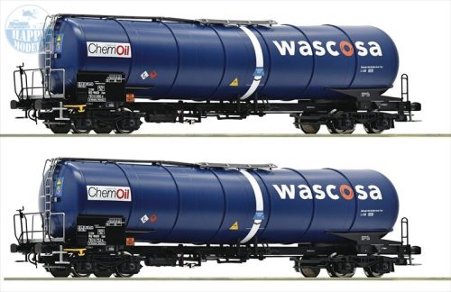 ROCO 77046 Tartálykocsi szett 2 kocsi - Chemoil 