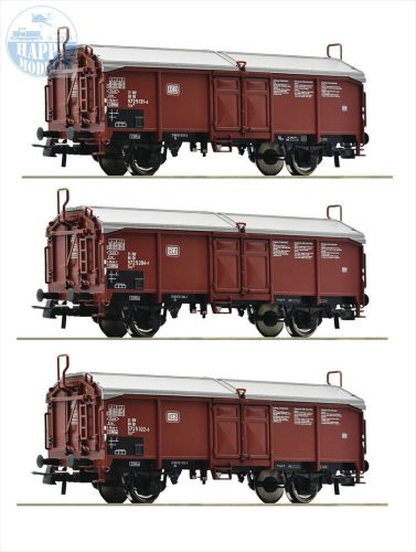 ROCO 77050 Eltolható tetejű kocsiszett 