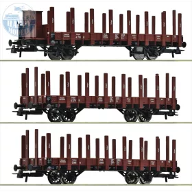 ROCO 6600041 3 részes rakoncás kocsi készlet 