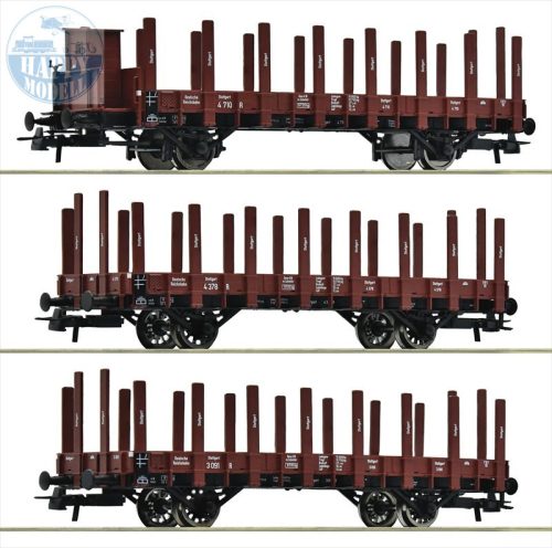ROCO 6600041 3 részes rakoncás kocsi készlet 