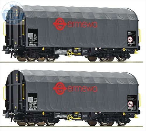 ROCO 76039 Ponyvás Teherkocsi Ermewa 