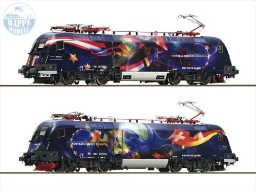 ROCO 7500062 Villanymozdony Rh1116 '2024 Football unites Europe' 