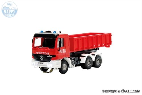VIESSMANN 8050 MB Actros konténeres tűzoltósági modell 