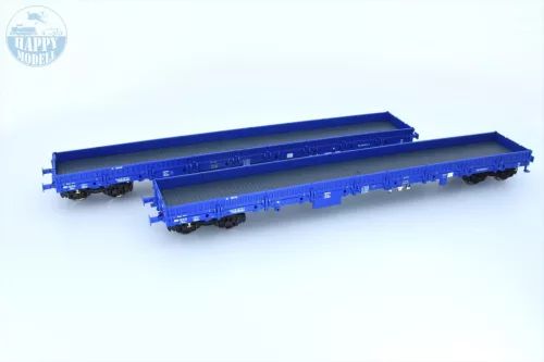 ROCO 6600099 Négytengelyes 2 db. Res kocsik rakománnyal 