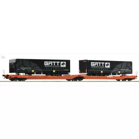 ROCO 77403 Duplazsebes kocsi  GATT/WASCOSA 