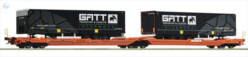 ROCO 77403 Duplazsebes kocsi  GATT/WASCOSA 