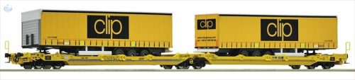 ROCO 77405 Duplazsebes kocsi  CLIP 