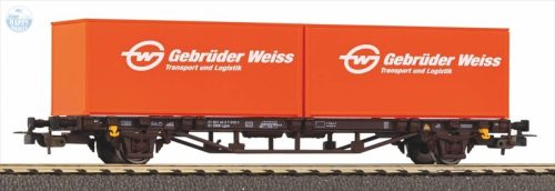 PIKO 97151 Konténerszállító kocsi,  Gebrüder Weiss 