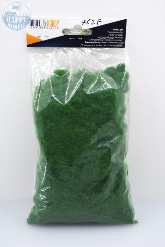 Fű szóróanyag, sztatikus, sötétzöld, 4,5 mm, 50 g 