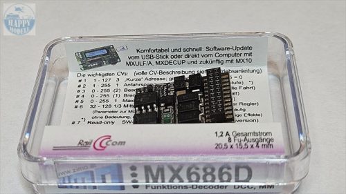 ZIMO MX686D Zimo funkkció dekóder 