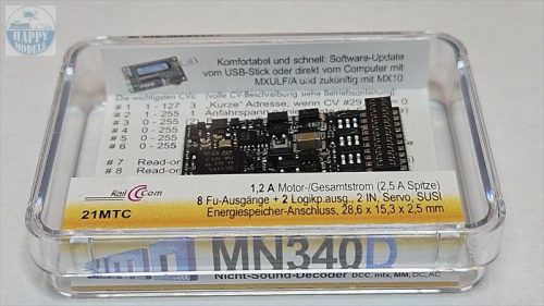 ZIMO MN340D Zimo mozdony dekóder 